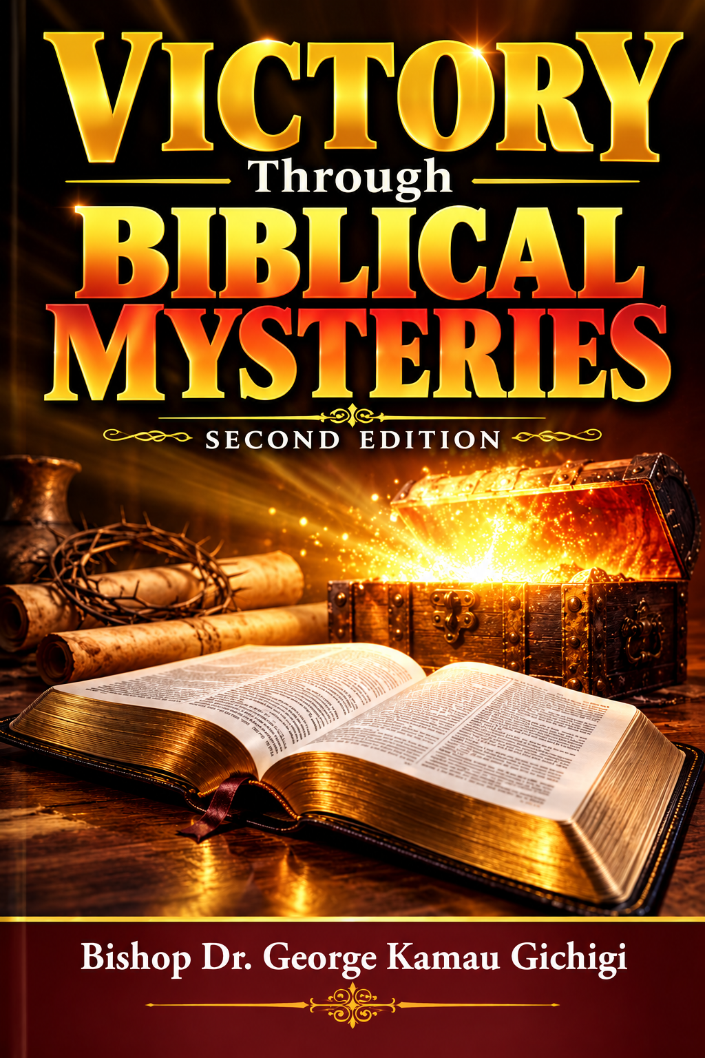 Original cover of Victory Through Biblical Mysteries (Second Edition)